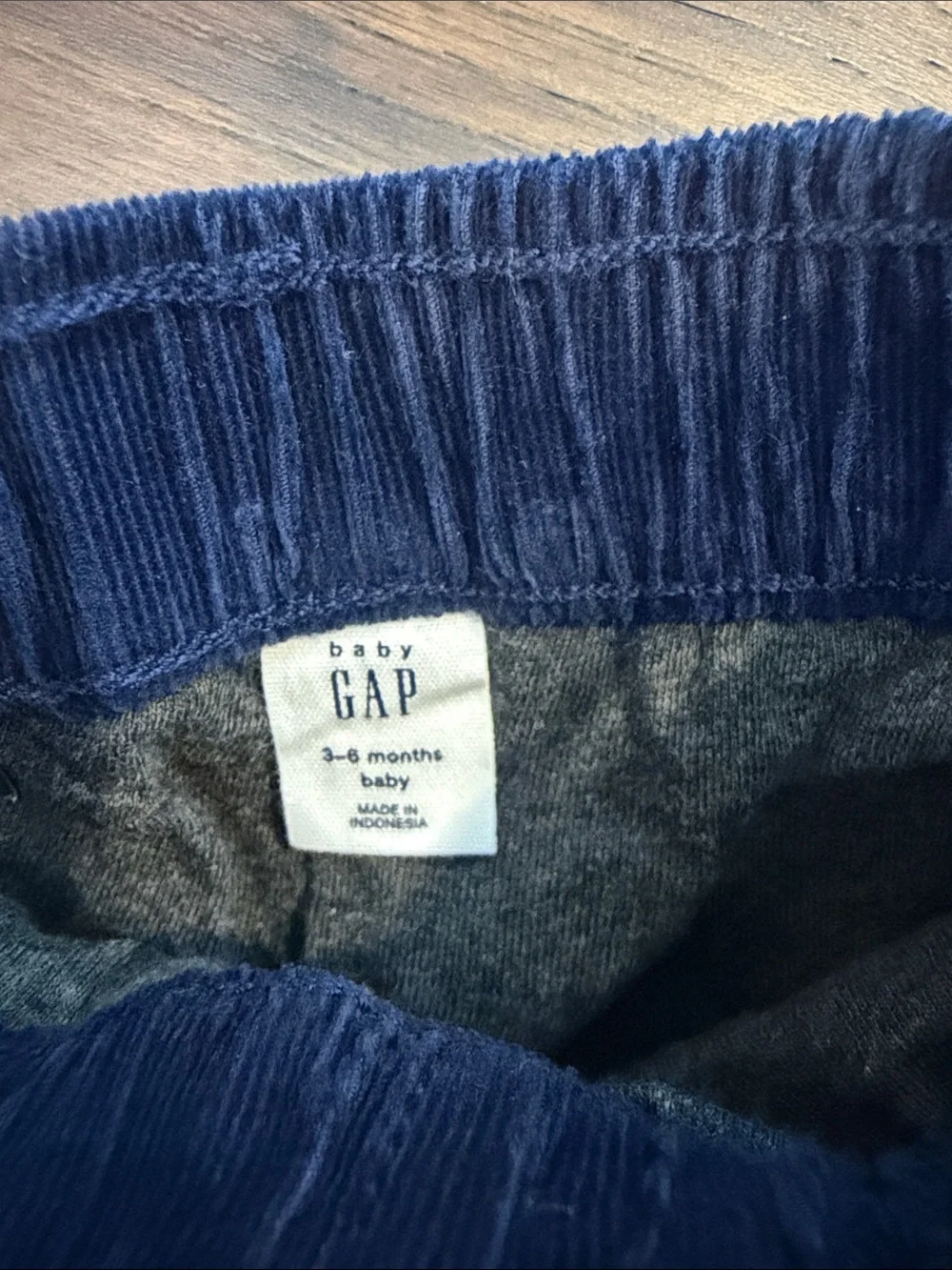 Baby Gap Navy Corduroy Pull-On Pants Size 3-6 Months NWT - C8-030